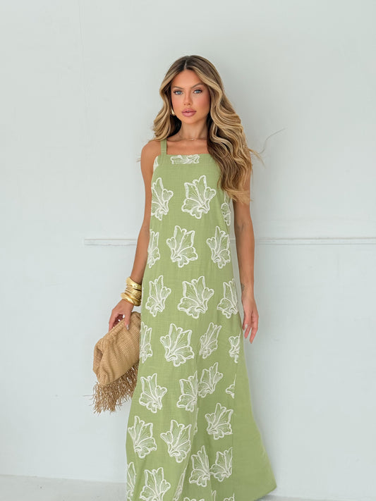 Vestido América Verde