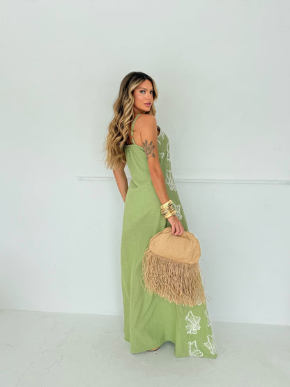 Vestido América Verde