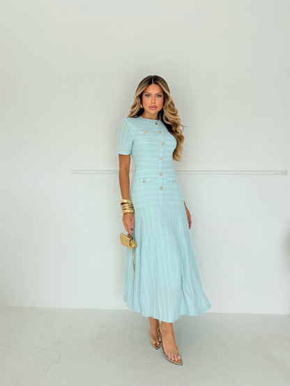 Vestido Midi Azul Serenity