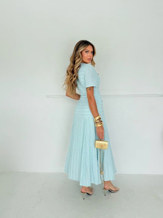 Vestido Midi Azul Serenity