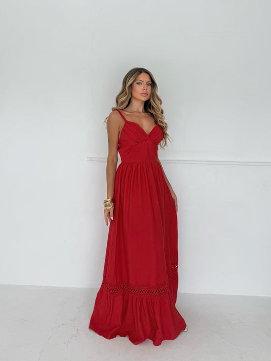 Vestido Vermelho California