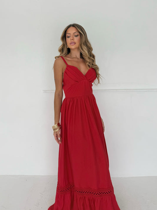 Vestido Vermelho California