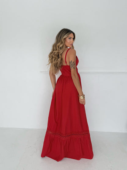 Vestido Vermelho California