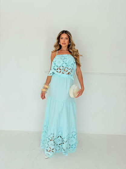 Conjunto Calça Pantalona e Cropped Preto