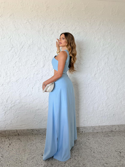Vestido Bella Azul